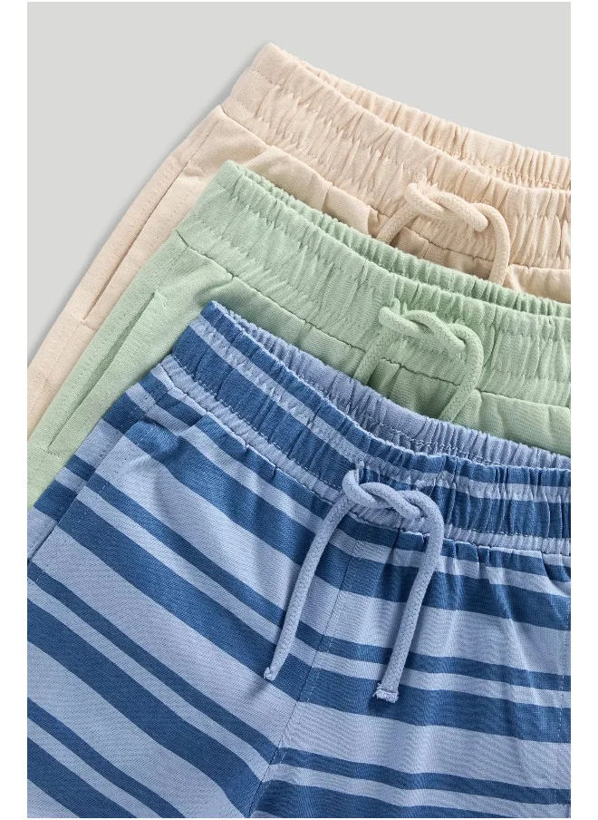 mothercare Jungle Jersey Shorts - 3 Pack