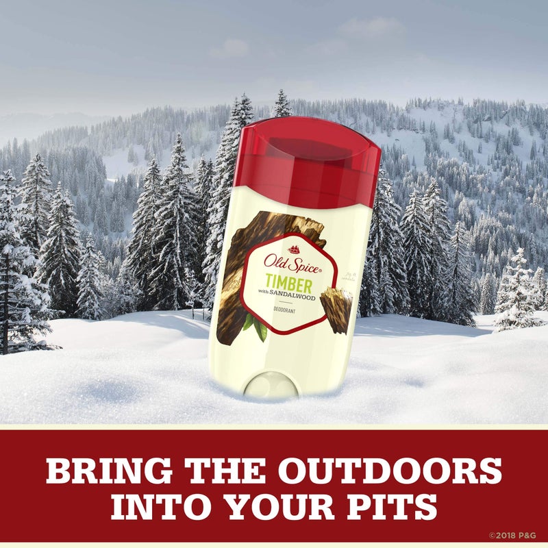 Old Spice Aluminum Free Deodorant for Men, Timber with Sandalwood Scent, 3 oz, (Pack of 3) - Image 5