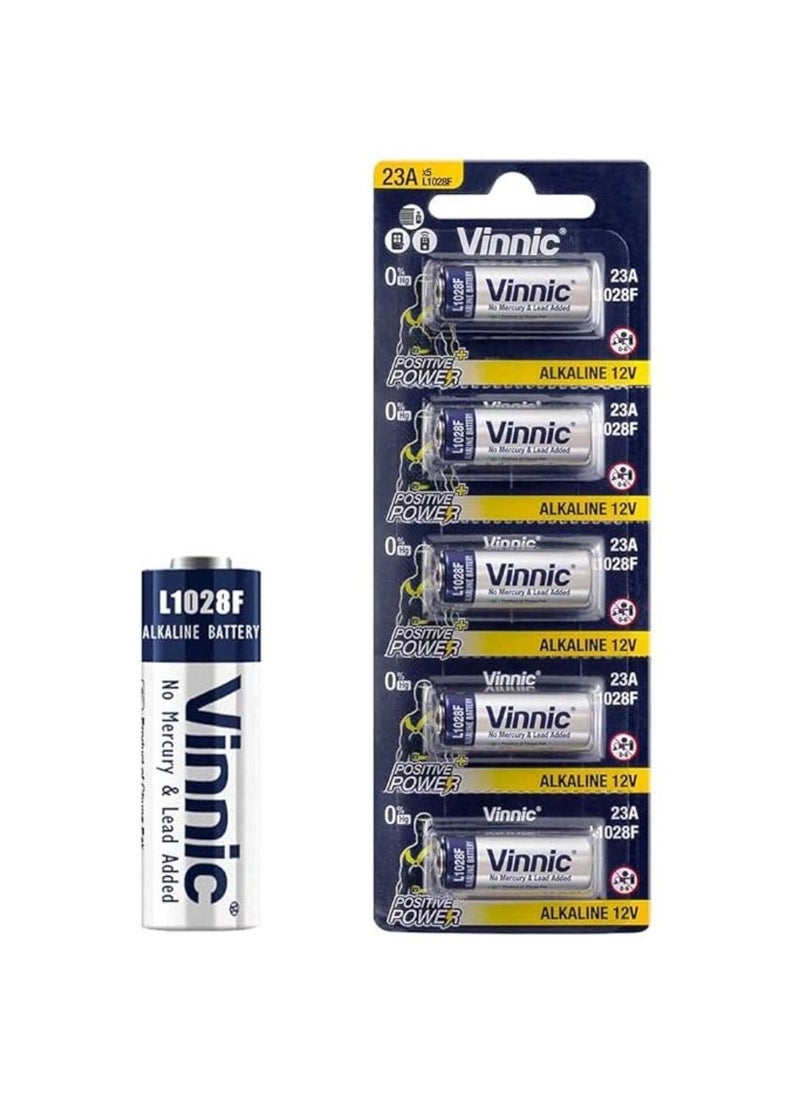 5-Pieces Vinnic 23A Positive Power (L1028F) 12V Alkaline Batteries - pzsku/ZC021FAC4739F98120A20Z/45/_/1732105468/48ef9c14-6c85-4f31-8ef0-9ef509f1cf5d