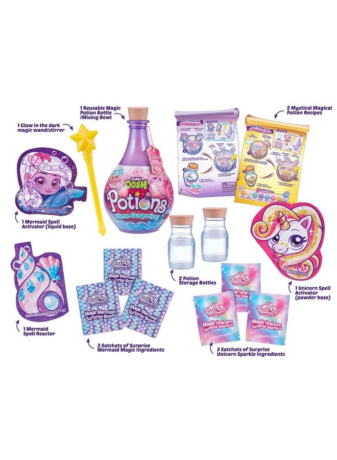 ZURU Oosh Oosh Potions Slime Surprise (Purple) By Zuru Diy Slime Kit With Sparkles Beadsand Glittler Discover Magical Fluffy Putty Slime For Kids And Girls (Purple) - Image 4