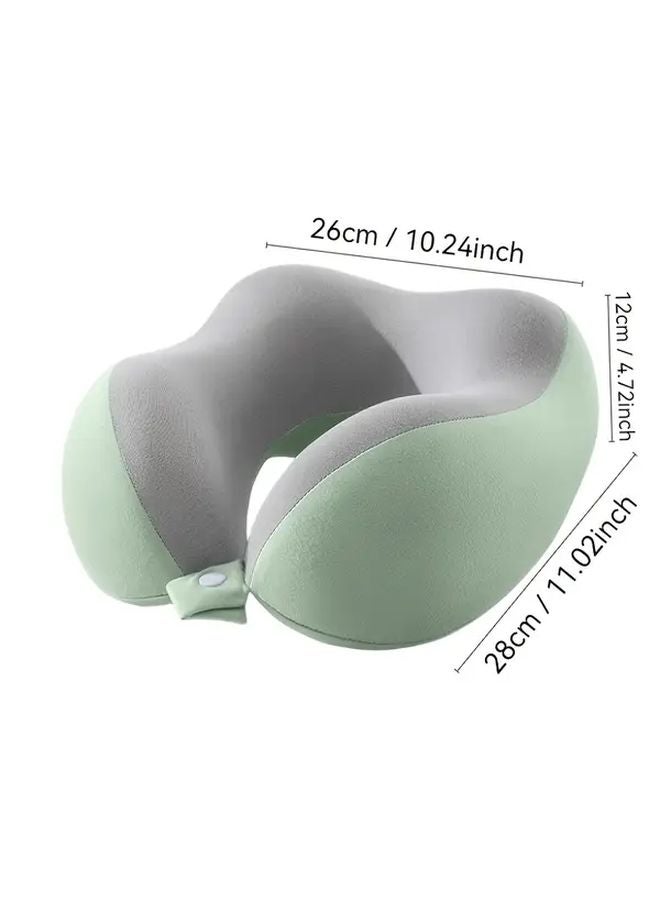 Ergonomic U Shaped Memory Foam Travel Neck Pillow Fruit Green Color Matching - Image 3
