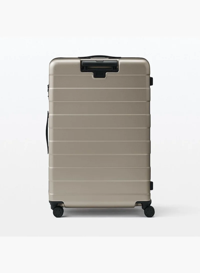 MUJI Hard Carry Bag with Stopper & Adjustable Carry Bar, 105 L Matt
