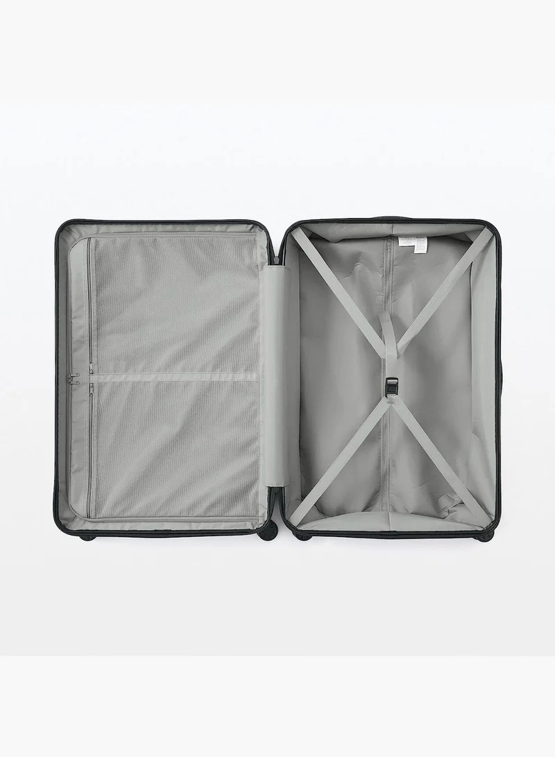 MUJI Hard Carry Bag with Stopper & Adjustable Carry Bar, 105 L Matt