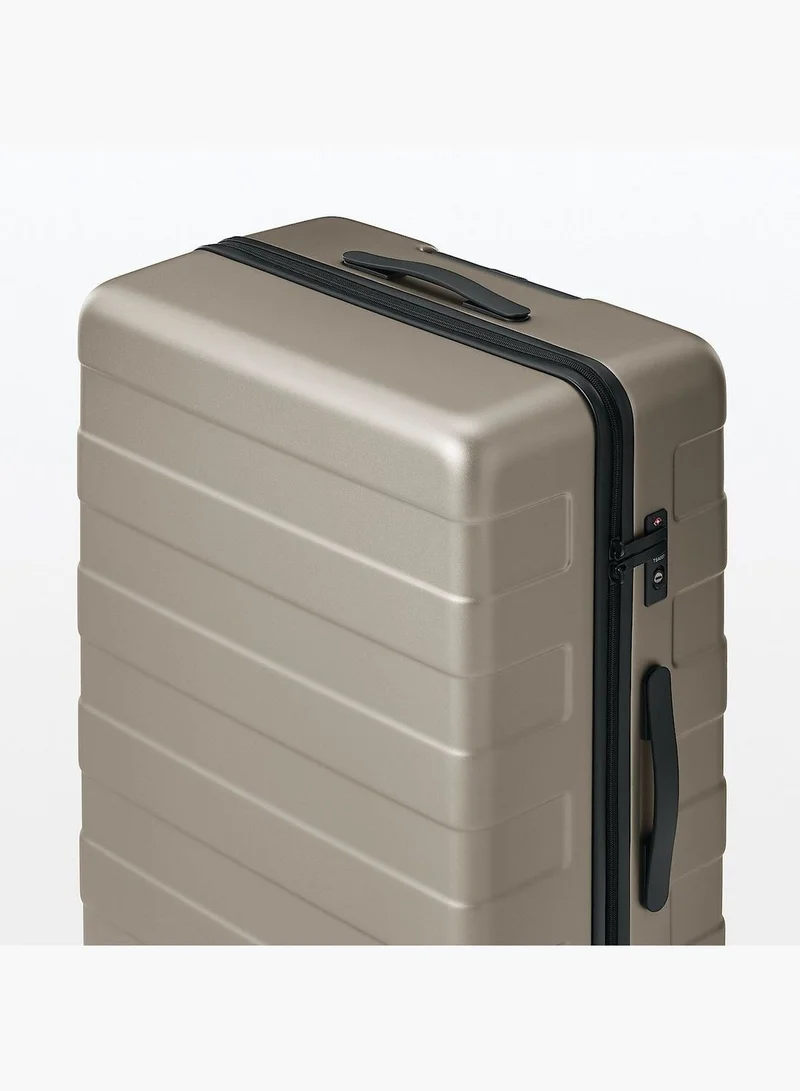 MUJI Hard Carry Bag with Stopper & Adjustable Carry Bar, 105 L Matt