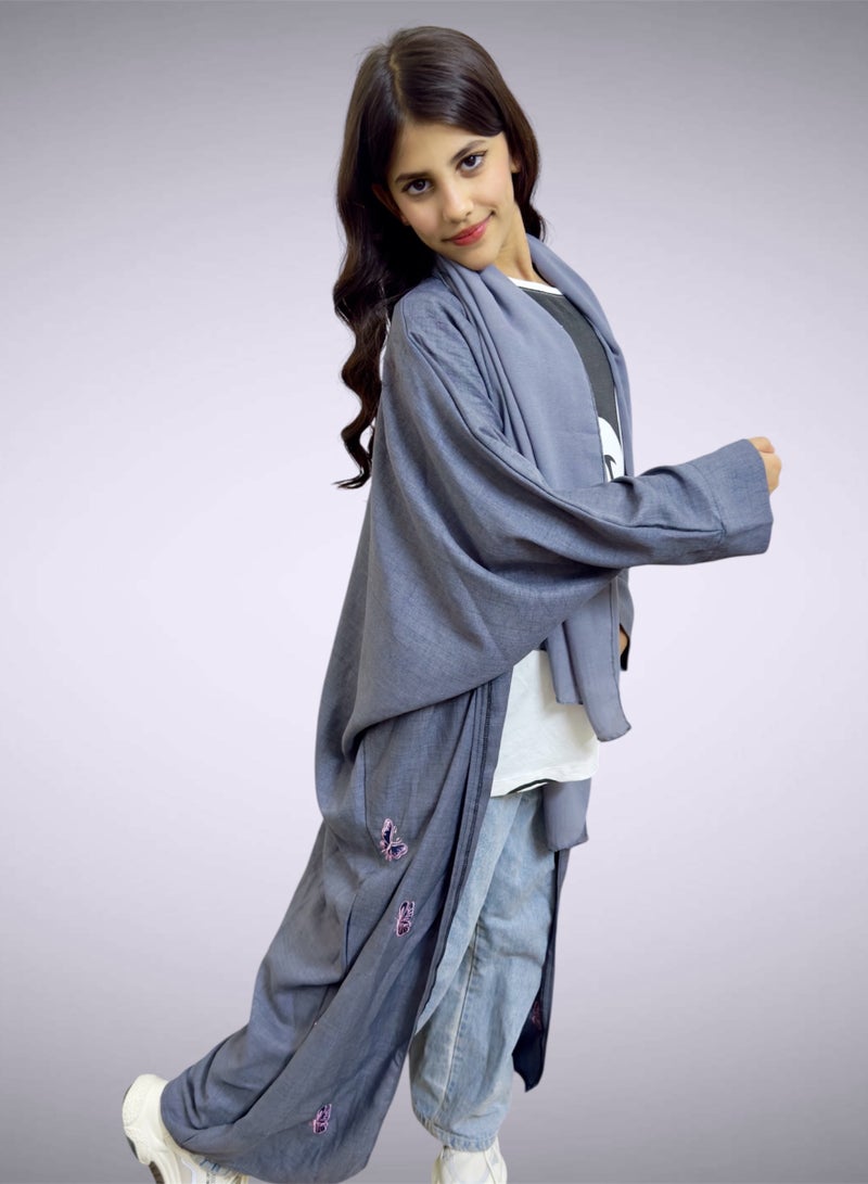 بهنس عبايات للمدرسة وللمراهقات | عبايات للبنات المراهقات والصغيرات | عبايات ملونة للمراهقات أنيقة وعصرية | عبايات قصيرة للقصيرات | عبايات للمدرسة والمتوسطة والثانوية والجامعة | عبايات كشخة فخمة وناعمة | عباية بشت خليجية ترند| عبايات للمراهقات تناسب جميع المناسبات والدراسة - Image 4