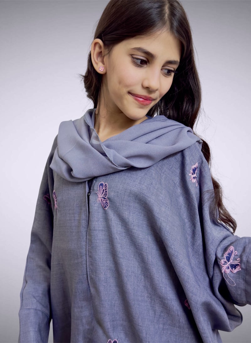 بهنس عبايات للمدرسة وللمراهقات | عبايات للبنات المراهقات والصغيرات | عبايات ملونة للمراهقات أنيقة وعصرية | عبايات قصيرة للقصيرات | عبايات للمدرسة والمتوسطة والثانوية والجامعة | عبايات كشخة فخمة وناعمة | عباية بشت خليجية ترند| عبايات للمراهقات تناسب جميع المناسبات والدراسة - Image 5