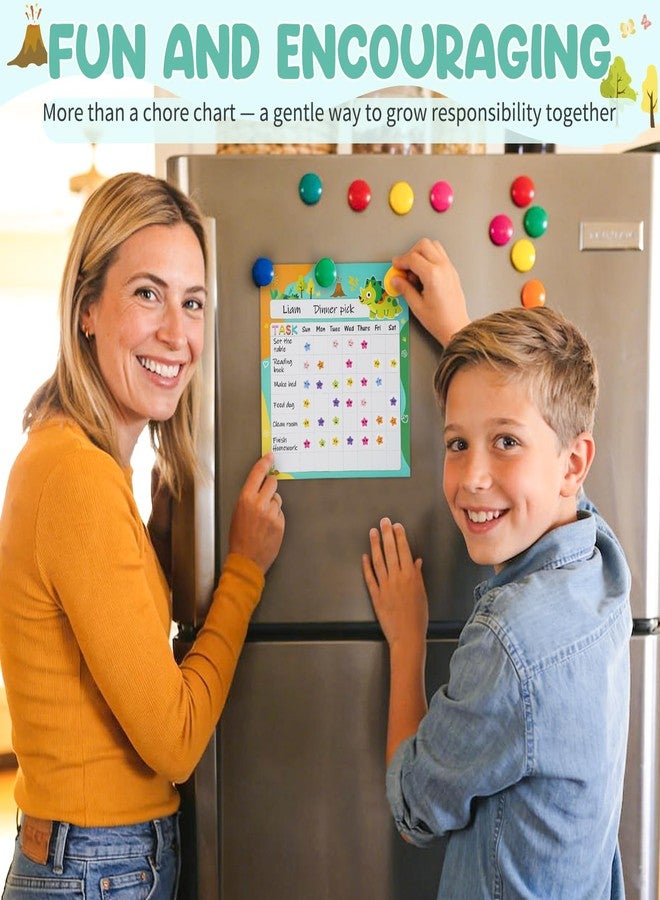Roamall Reward Chart for Kids 70 Pack - Chore Chart for Kids at Home Incentive Behavior Chart with 2640 Star Stickers for Toddlers Sticker Chart for Teachers Classroom Rewards Potty Training (Dinosaur) - Image 5