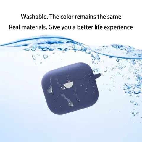 Printme Compatible for Boat Airdopes Atom 81 Case Cover Silicone, Soft, Anti Scratch, Anti Fall, with Hook [Earbuds Not Included] (Black) - Image 3