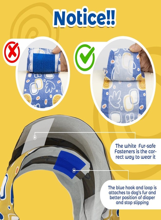Pet Soft Dog Diapers Male,50 Ct Disposable Male Dog Wraps, Super Absorbent Doggie Belly Band with Wetness Indicator, Leak-Proof Puppy Pampers for Puppy Training, Incontinence, XS - Image 5