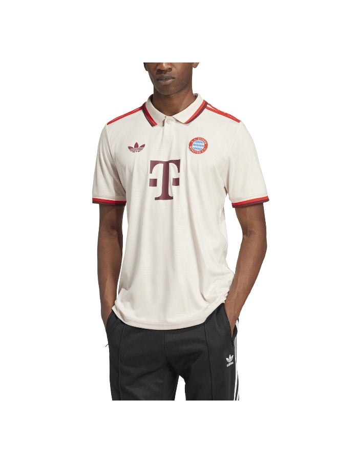 Adidas Adidas Fcb 3 Jsy Beige Football Jerseys For Men Xs  - Image 5