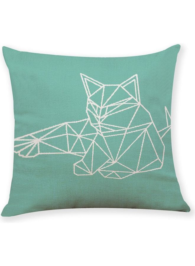 NIBEMINENT BZT3 (1133) Decorative Cushion Cover Green/White