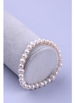 Güneş Avm Gunes Avm Pearl Natural Stone Bracelet 5 x 7 Shapeless Cut 