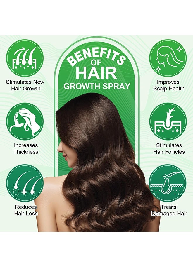 HOEGOA Hair Care Spray ,Natural Hair Loss Treatments for Women Men Promotes Regrowth Reduces Loss Thinning Strengthen Scalp Nourishes Dry ,100ml - Image 5