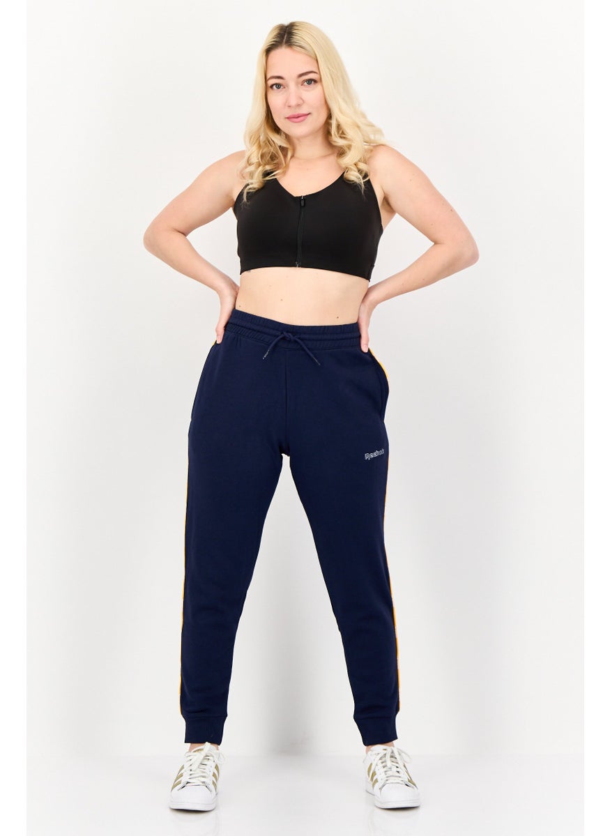 Reebok Women Sportswear Fit Training Sweatpants, Navy  - Image 3