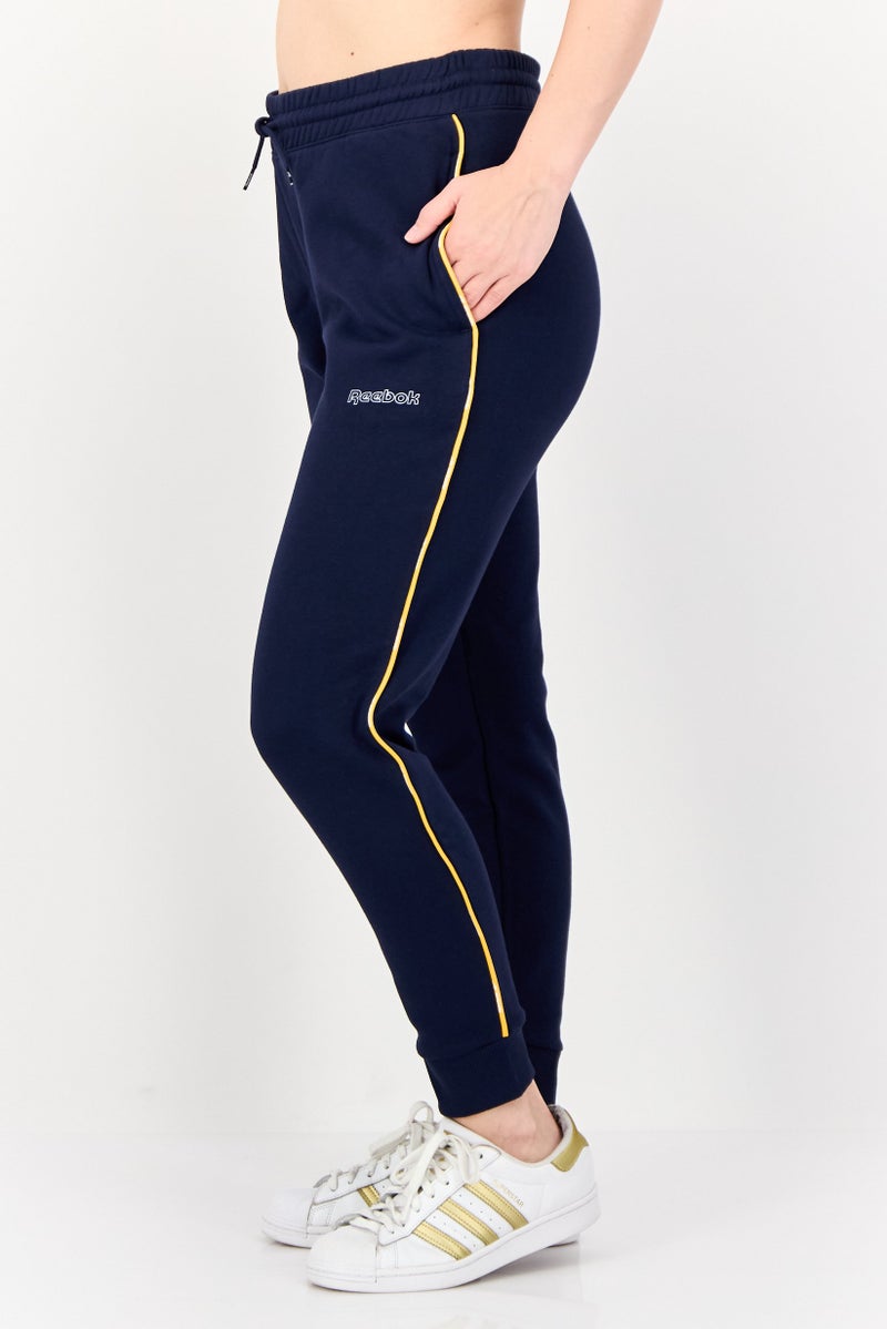 Reebok سروال رياضي نسائي مناسب للتدريب، أزرق داكن - Image 4