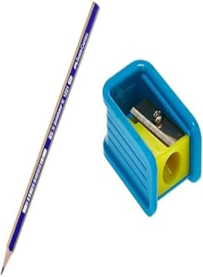 Faber-Castell Goldfaber 1221 2H Wood Pencil No.5165112512 + Deli school supplies pencil sharpener r00100 - assorted