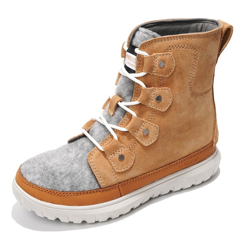 Project Cloud 100% Genuine Leather Womens Snow Boots- Genuine Leather Waterproof Memory Foam Insole and Non-Slip Winter Snow Boots For Women Footwear - Outdoor Shoes (Leonora, CML, 8) - Image 1