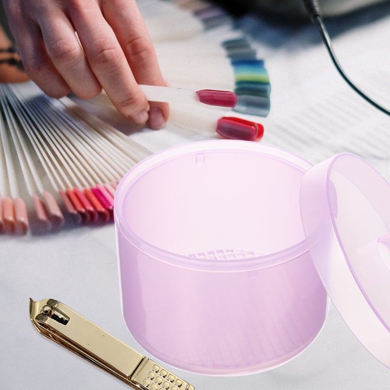 2Pcs Nail Tools Tray Nail Clipper Box cleaning Case - Image 3