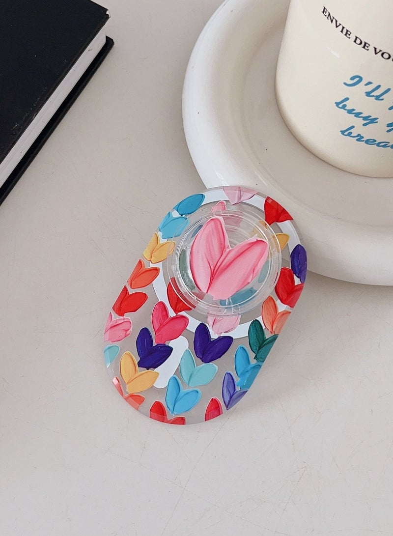 The Heart Phone Grip Stand Compatible with MagSafe, MagSafe Phone Grip Holder, Wireless Charging Compatible