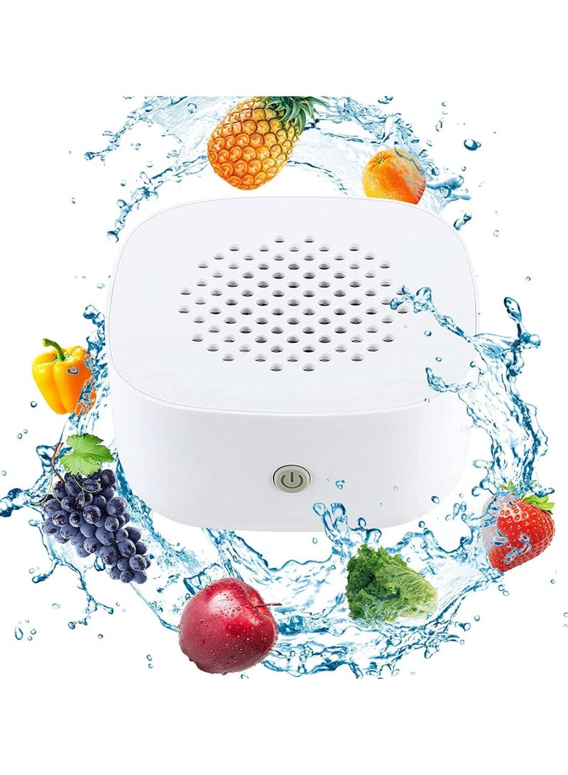 general Fruit  Vegetable Cleaner, USB Wireless Fruit Purifier, Portable Ultrasonic Food Cleaner for Deep Cleaning Fruits, Vegetables, Rice, Cutlery - Image 1