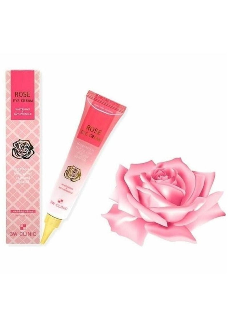 3W CLINIC Rose whitening and anti wrinkle eye cream  - Image 2