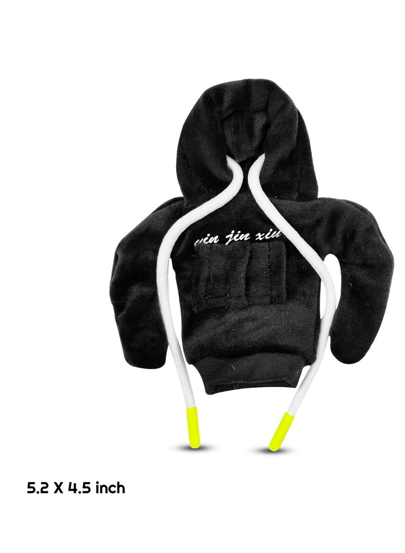 Generic Stylish Car Gear Shift Knob Hoodie - Universal Fit Sweatshirt Protector 15cm X 6cm X 4.4cm  - Image 1