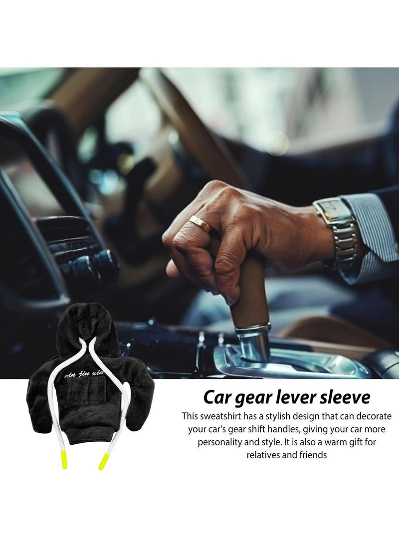 Generic Stylish Car Gear Shift Knob Hoodie - Universal Fit Sweatshirt Protector 15cm X 6cm X 4.4cm  - Image 3
