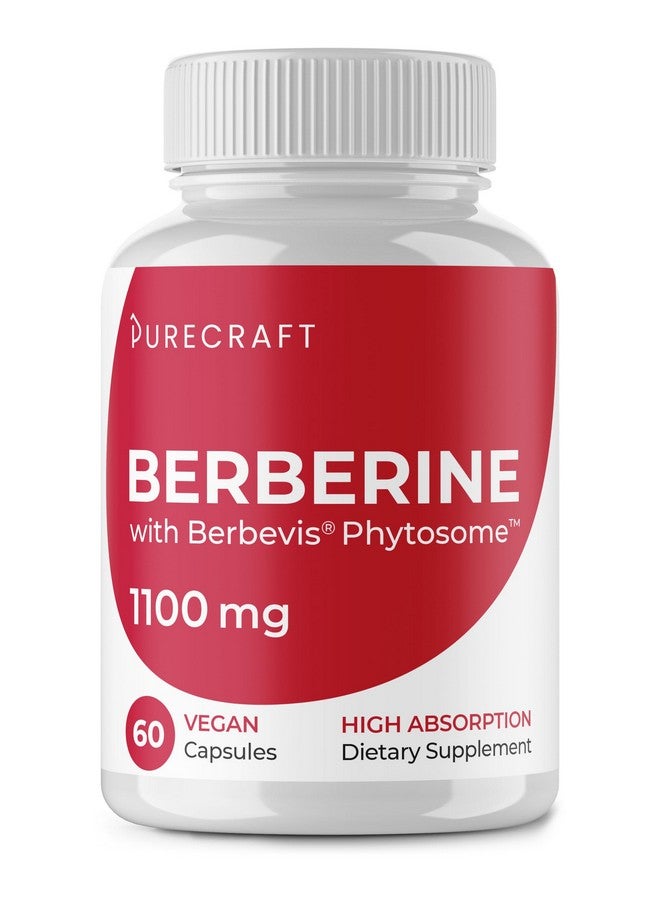 Purecraft مكمل بيربرين PURECRAFT 1000 ملغ - مكمل بيربرين فايطوسوم متاح حيوياً لدعم الأيض وصحة الدورة الدموية - 7X امتصاص - غير معدّل وراثياً، خالي من الغلوتين - 60 كبسولة - Image 1
