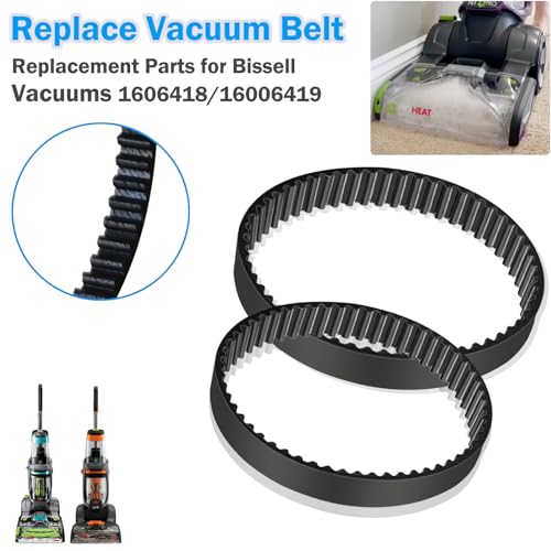 ATUOE Vacuum Belts Replacement for Bissell ProHeat 2X Revolution Pet Carpet Cleaner, Vacuum Cleaner Belts Replace Parts 1606418, 1606419, Fit Models: 1548, 1550, 1551, 1548F,15483,1551W Series - Image 5