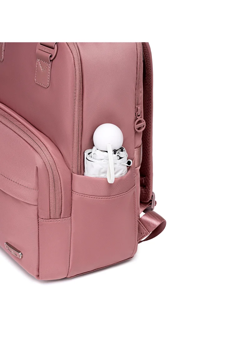 شانتريا حقيبة ظهر نايلون فاخرة للنساء مقاومة للماء متعددة الوظائف مضادة للسرقة للاستخدام اليومي والمكتبي والمدرسي والجامعي