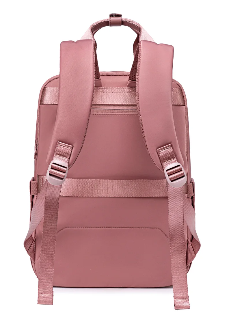 Chantria  Premium Nylon Laptop Daypack for Women Water Resistant Durable Multifunctional Anti-Theft Backpack for Casual/Office/School/College, CB00778-Nostalgia Rose for Women | Best Price UAE