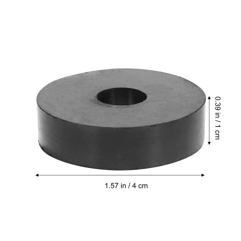 Black Heavy Duty Rubber Flat Washers 40x10x12mm Vibration Suppression Grommets Pads - Image 3