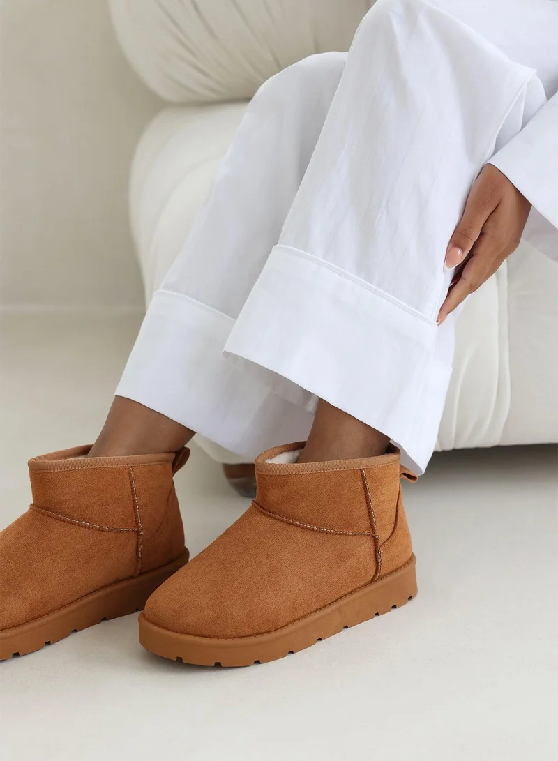 ويرز ذات فروم 'Pine' Faux Fur Lining Ankle Boots