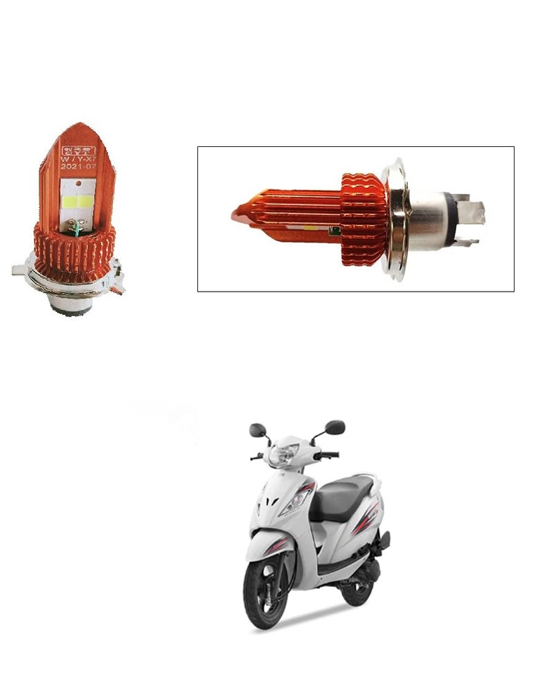 PRIKNIK Led Headlight Bulb 30W Two Color White/Yellow Light H4 Lamp Compatible With T-VS Wego - Image 3