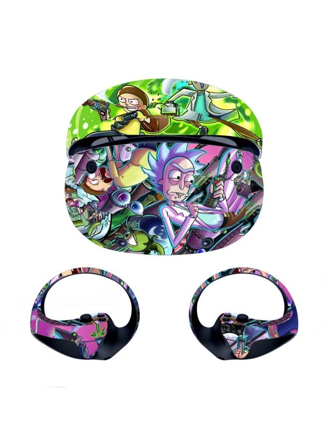 Loquat Applicable To PlayStation VR2 Game Console All-inclusive Protective Film PS VR2 Integrated Smart Glasses Stickers-Color:CMS-VR2-027-QQ - Image 1