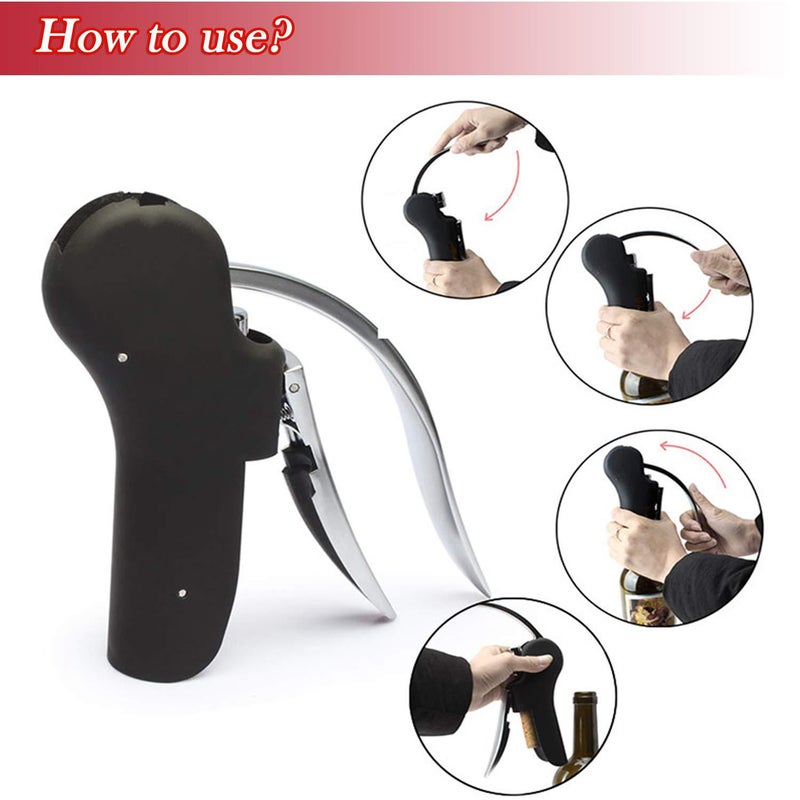 Zinc Alloy Wine Bottle Opener - Image 4