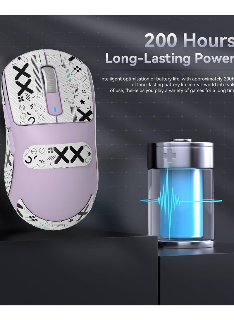 Attack Shark - X3 Lightweight Wireless Gaming Mouse with Tri-Mode 2.4G/USB-C Wired/Bluetooth,Up to 26K DPI, PAW3395 Optical Sensor,5 programmable Buttons for PC/Laptop/Win/Mac - Image 1