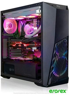 Master MasterBox K501L ARGB Mid Tower ATX Gaming Case with Pre-Installed Two ARGB Fans, PSU Shroud and Tempered Glass Side Panel