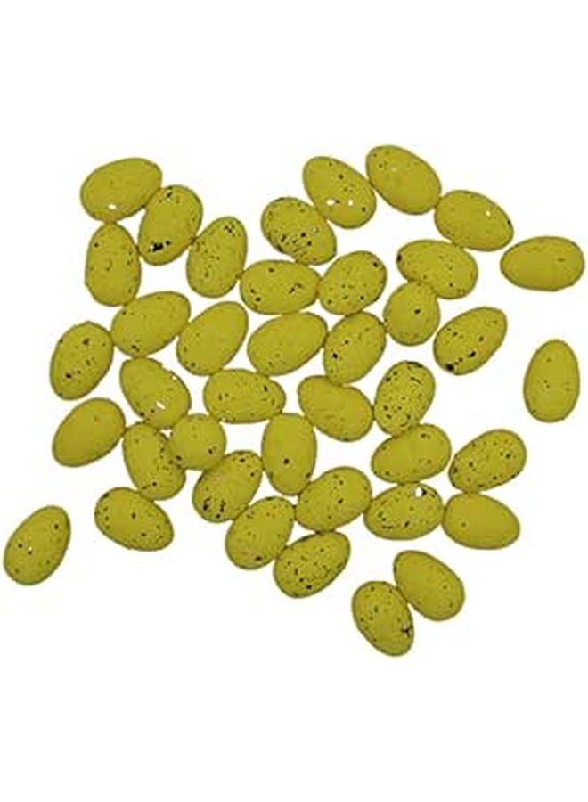 100 Pcs Fake Pigeon Eggs Simulation DIY Decorative Craft Safe Home Accessory - Image 1