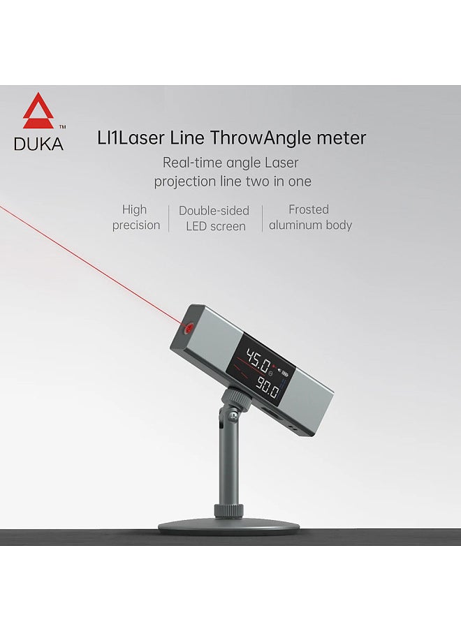 LI1 Digital Angle Finder, Laser Protractor, Rechargeable Level and Bevel Gauge Inclinometer, 360° Cast, Dual LED Screen, unilateral Laser Line - pzsku/ZC023CB4749F745E0A097Z/45/_/1733216476/4744a86e-71f9-45ac-8789-4a2d904914fb