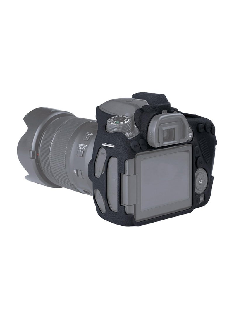 General Canon EOS 80D Camera Bag - Silicone Protective DSLR Skin Cover, Removable Cage, Shockproof, Dustproof  - Image 5