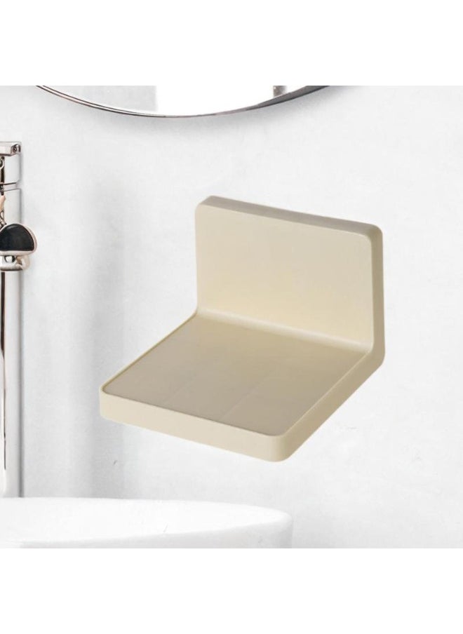 Mordely Multifunction Wall Mounted Storage Rack Self-Adhesive No-Drill Shelves Wall Organizer for Kitchen Bathroom Self-Adhesive Soap Sponge Holder  - Image 2
