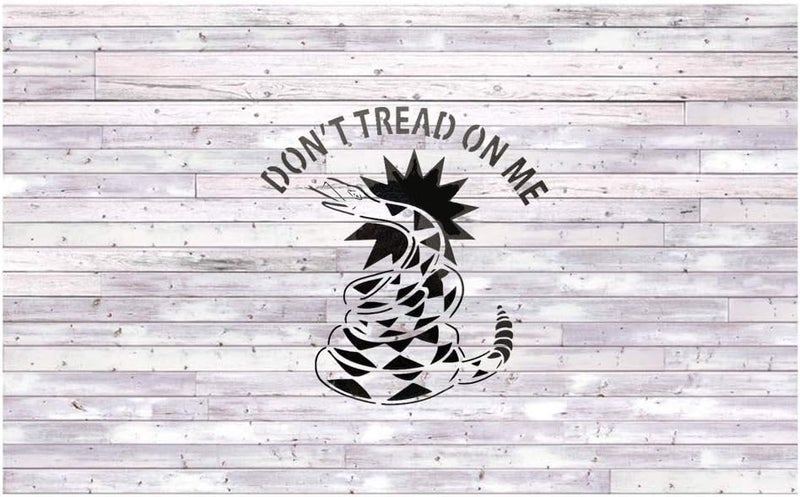 OBUY Large US Military Flag Stencil for Painting on Wood, Fabric, Walls, Airbrush + More | Reusable Mylar Template (US Military Logo) (Don't Tread On Me) - Image 4
