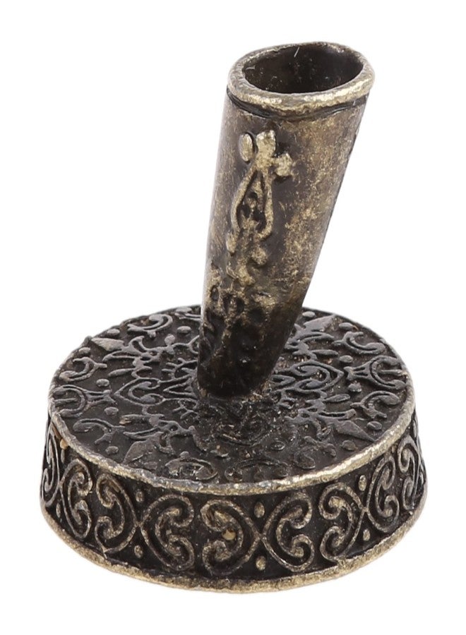 NIHUIFA Vintage Metal Round Feather Dip Pen Holder Insertion Pens Organizer For Home Bedroom Living Room Desktop Decoration Tool Calligraphy - Image 1