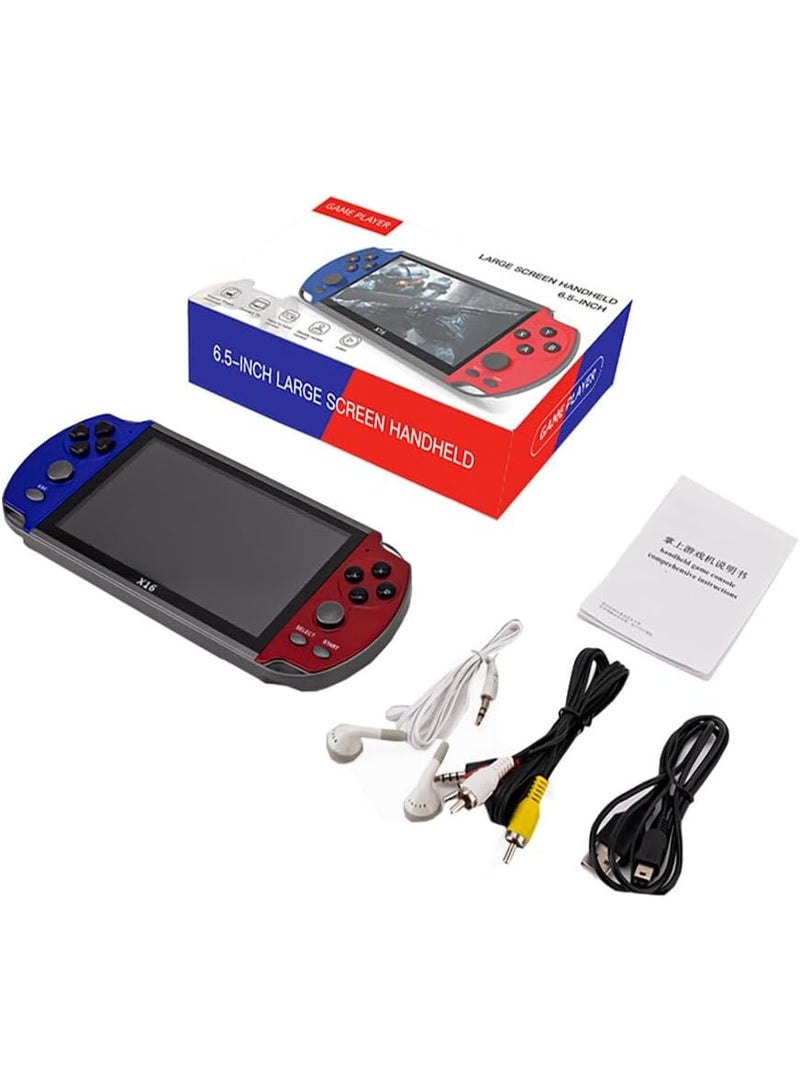 X16 7 Inch Portable Game Console – Built-in 10,000+ Classic Games, TV Output via AV Cable, Supports TF Card, Music, Video, and E-Book Player – Retro Handheld Game Box for Adults & Kids - Image 3
