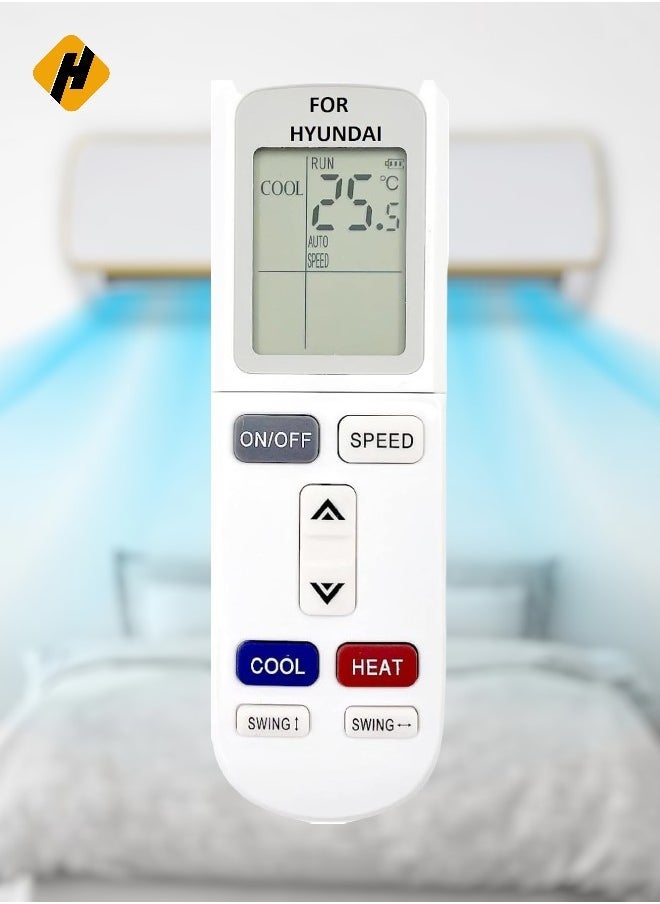 HuHa - Air Conditioner Remote Control for Aux YKR-L/101E YKR-L/103E YKR-L/102E LCD A/C Remote Controller Replacement - Image 1