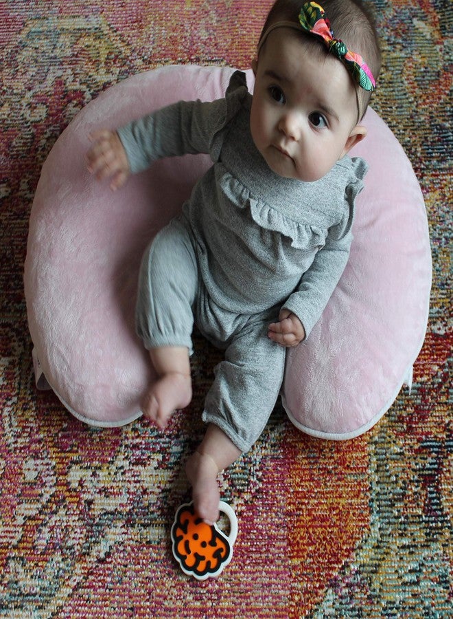 Fat Brain Toys Brain Teether - Orange - Textured Silicone Teether for Babies - Image 5