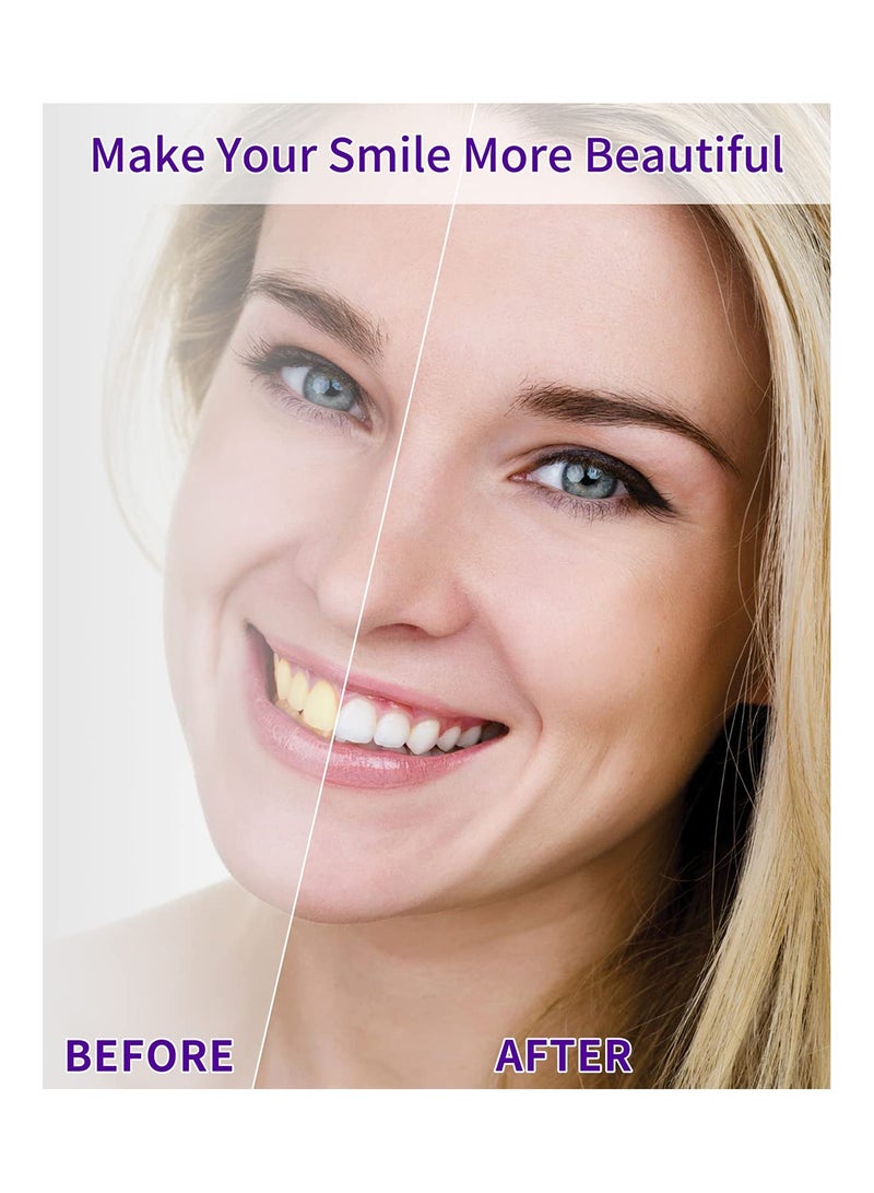 سيوسي معجون أسنان SYOSI، معجون أسنان أرجواني لتبييض الأسنان/إزالة بقع الأسنان/تفتيحها/تقليل اصفرار الأسنان للبالغين - Image 3