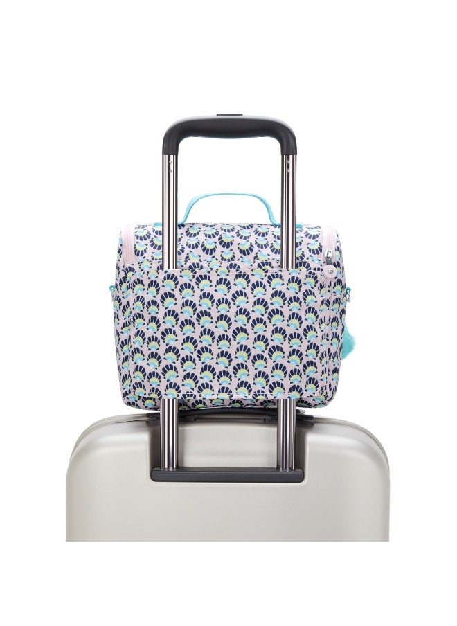 kipling New Kichirou Insulated Kids School Lunchbag with Trolley Sleeve, 0.27 kgs, 6L - Geo Shell (Print)  - Image 5