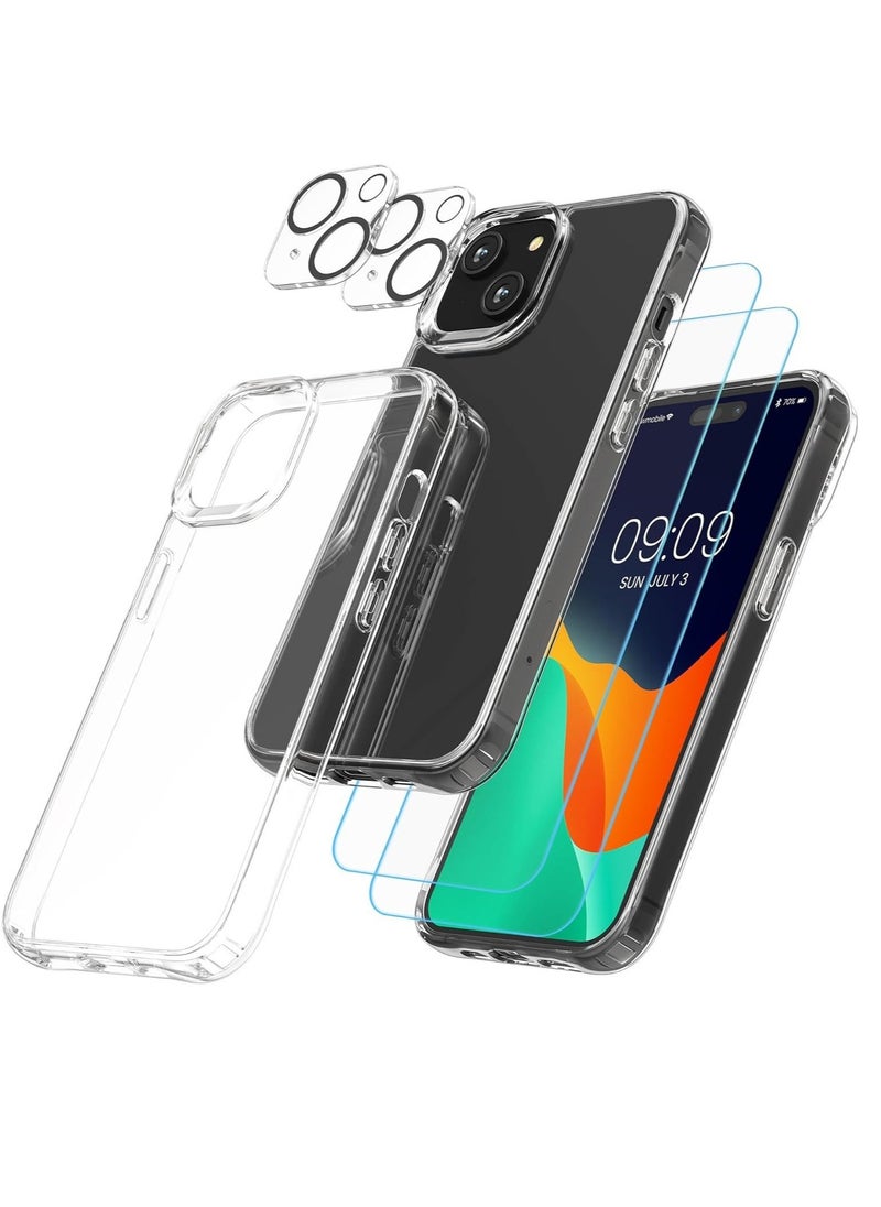 BGM "ELTRAZONE 5-in-1 Clear Case Set for iPhone 15 Pro Max â Transparent Design with Screen and Camera Protectors Included" 